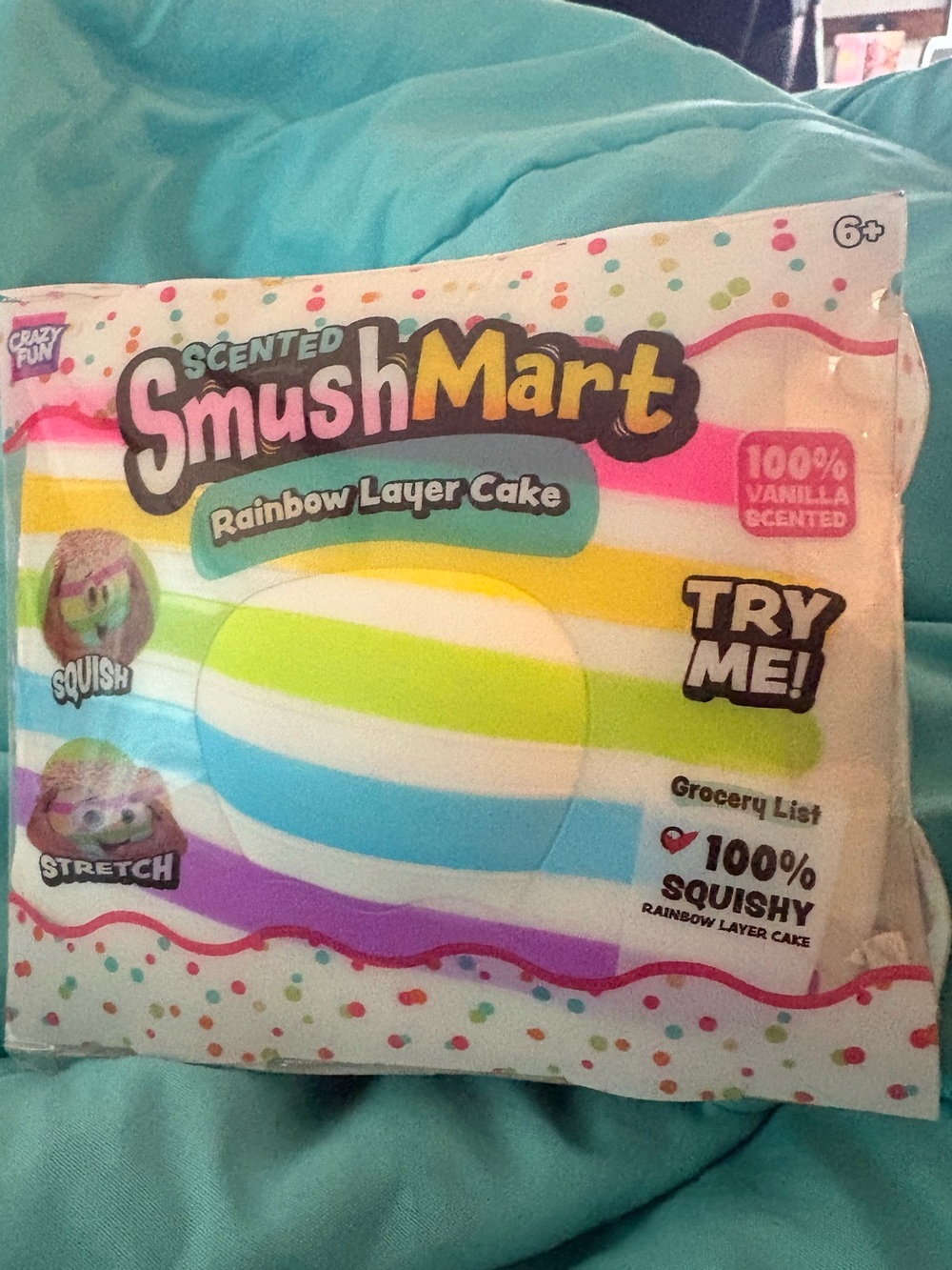 Smushmart Rainbow Layer Cake  Squishy